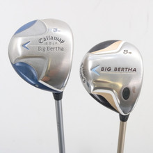 Callaway Golf Big Bertha Women's 3 & 5 Wood Set Graphite W Ladies RH S-154225