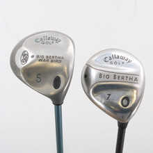 Callaway Big Bertha/War Bird Combo 5 & 7 Wood Set Graphite Ladies RH S-154340