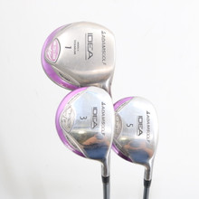 Adams IDEA A3OS Wood Set 1,3,5 Graphite Ladies Womens Flex RH G-149061