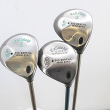 Callaway Big Bertha War Bird Women's Wood Set 3,5 & 7 Graphite Ladies RH C-154411