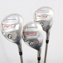 Adams Golf RPM  3,5 & 7 Wood Set Graphite Ladies Women's Flex RH C-154413