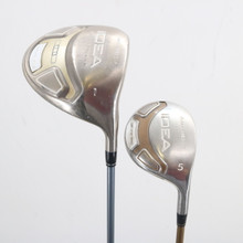 Adams IDEA A7OS Women's 1 & 5 Wood Set Graphite Ladies RH *SMALL DENT* S-154376