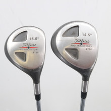 Titleist 975F  Wood Set 14.5 & 16.5 Degree True Temper Steel Regular RH S-154378