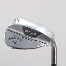 Callaway Opus Brushed Chrome Lob Wedge 58 Deg 58.08 C-Grind Steel RH S-154593