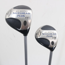 Callaway Big Bertha Steelhead Plus 1 & 7 Wood Set Graphite Regular R RH S-154831