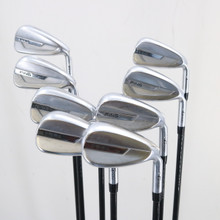 PING G700 Iron Set 5-W,U,S White Dot Graphite Regular RH +0.50 Inch P-155387