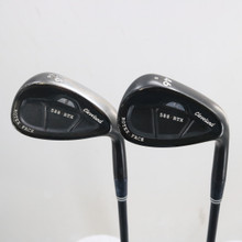 Cleveland 588 RTX CB Black Pearl Women's Wedge Set 46.08 & 56.14 Deg RH S-155262