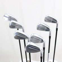 TaylorMade P790 Iron Set 4-P Mitsubishi MMT 75 Graphite Stiff Flex RH G-149082