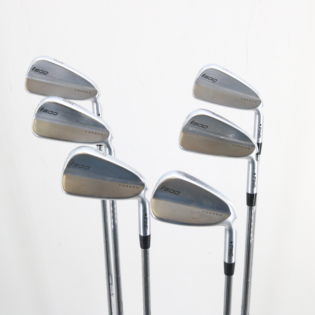 PING i500 Iron Set 3,4,5,6,7,9 (NO 8 & P) Black Dot Steel Stiff