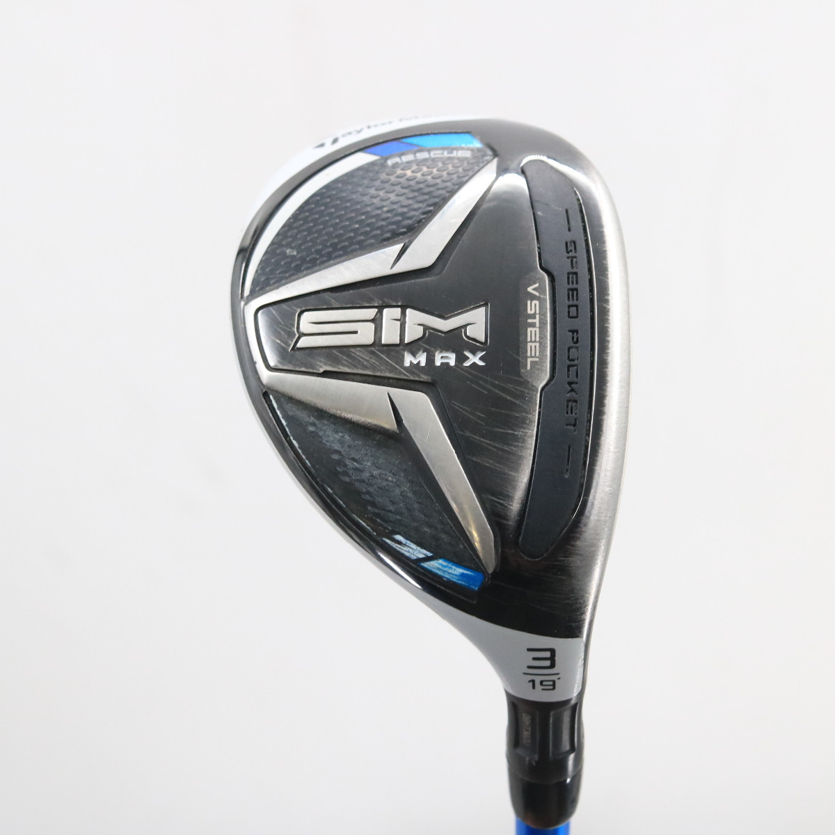 TaylorMade SIM Max Rescue 3 Hybrid 19 Deg Graphite OBAN 03 Regular