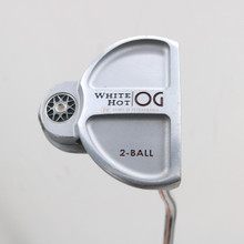 Odyssey White Hot OG 2-Ball 2 Ball Mallet Putter 35 Inches 35" Steel RH S-156596