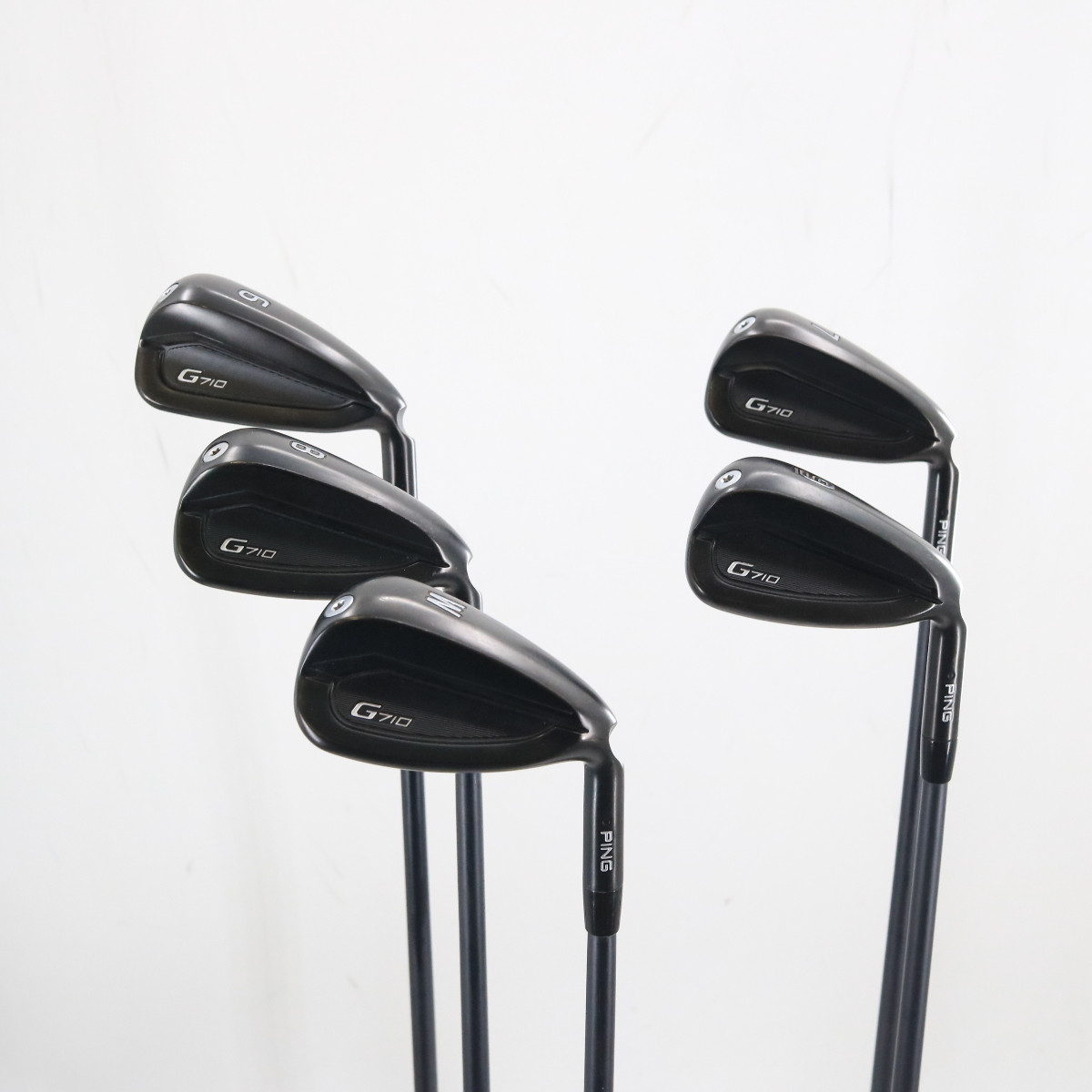 PING G710 Iron Set 6-W Black Dot Alta CB AWT Graphite R Regular