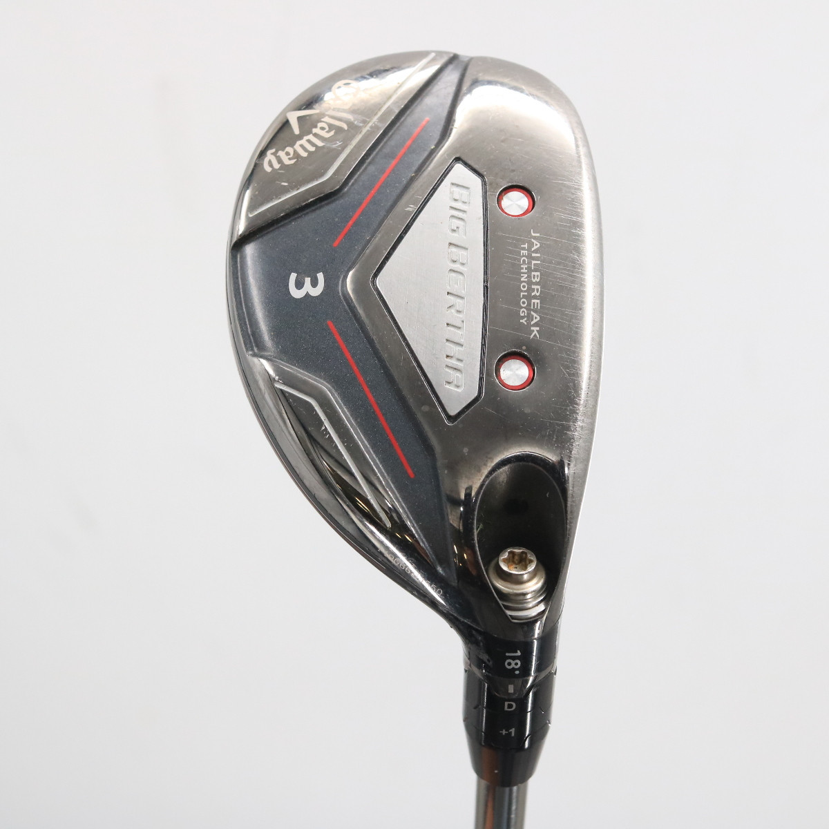 Callaway Big Bertha 3 Hybrid 18 Deg Graphite Recoil ZT9 F3 Regular