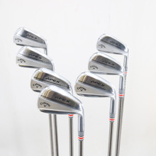 Callaway Apex Ti Fusion Plated Iron Set 5-P,A Graphite Senior Flex RH P-157449