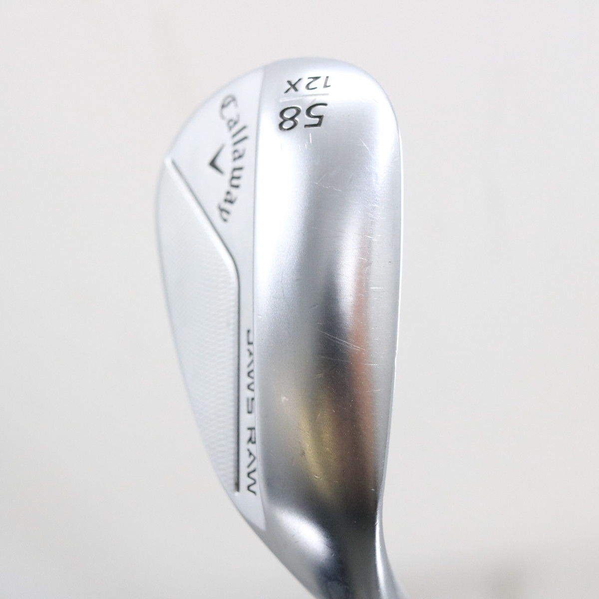 Callaway Jaws Raw Chrome Lob Wedge 58 Deg 58.12X Catalyst Graphite