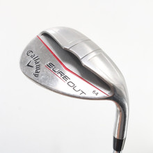 Callaway SureOut Sure Out L LW Lob Wedge 64 Deg Steel KBS 90 Stiff Flex A-162576