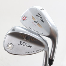 Titleist Vokey Spin Milled & SM4 Sand & Lob Wedge Set 54.11 & 58.06 Deg A-163436