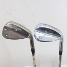 Titleist Vokey SM6 Gray/ Chrome Sand & Lob Wedge Set 56.14 & 60.12 Deg G-163137