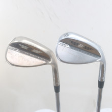 Titleist Vokey SM8 Chrome/Brushed Sand & Lob Wedge Set 56.08 & 60.04 Deg S-163530