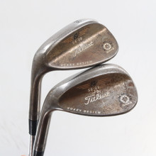 Titleist Vokey SM4 Black Nickel Sand & Lob Wedge Set 54.08 & 58.09 Deg A-163461