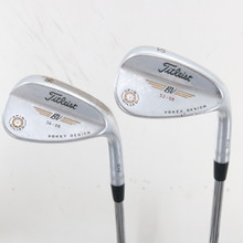 Titleist Vokey Spin Milled C-C Tour Chrome Wedge Set 52.08 & 56.08 Deg S-163538