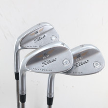 Titleist Vokey SM4 Tour Chrome Wedge Set 52, 56, 60 Deg Steel Left-Hand S-163548