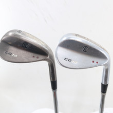 Cleveland CG10 Chrome/Black Sand & Lob Wedge Set 56 & 60 Deg Steel RH S-163568