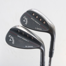 Callaway Mack Daddy 4 Matte Black Sand & Lob Wedge Set 56 & 60 Steel A-163773