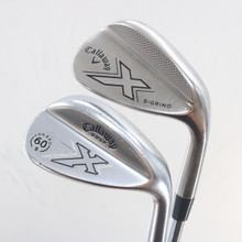 Callaway X Forged White Chrome Gap & Lob Wedge Set 52.10 & 60.9 Steel A-163776