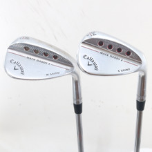 Callaway Mack Daddy 4 Platinum Chrome Wedge Set 54.08 & 58.12 Deg Stiff S-163714