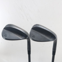 TaylorMade Milled Grind 3 Raw Black Wedge Set 54 & 60 Deg Graphite RH S-163719