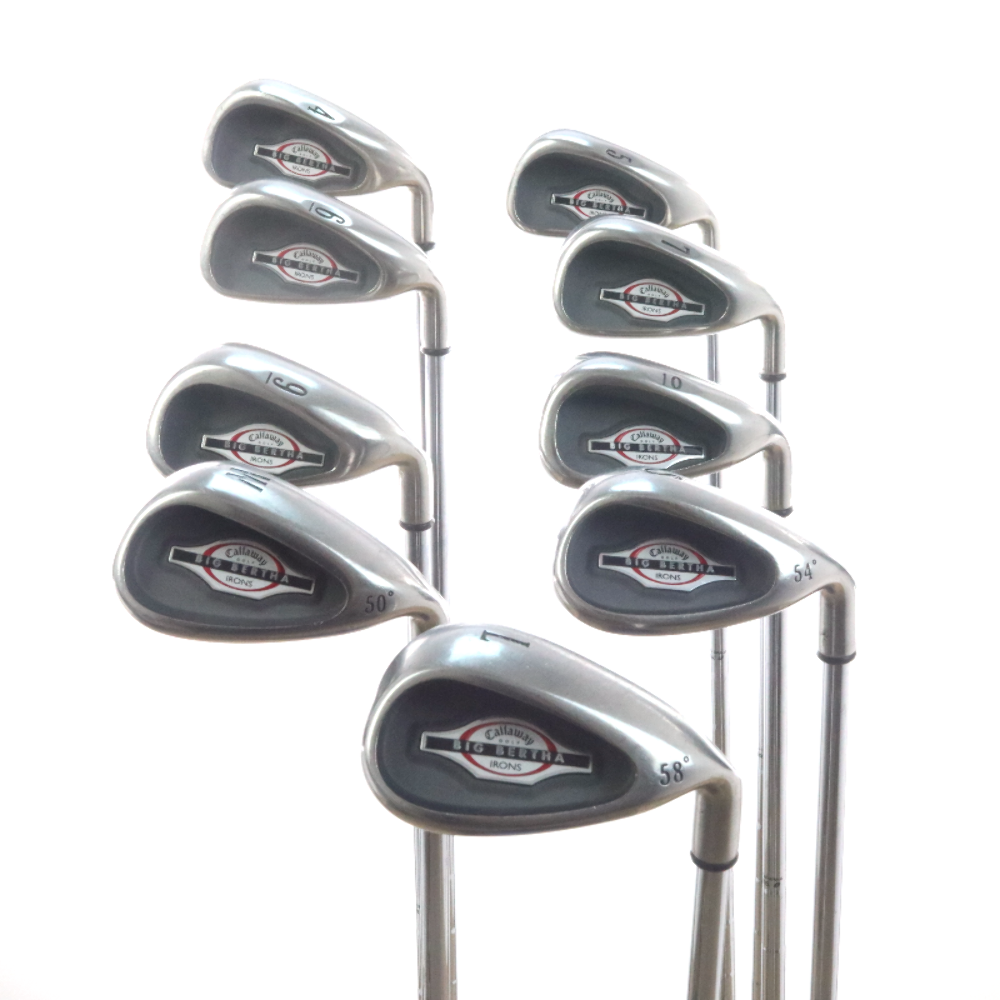 Callaway Golf Big Bertha Iron Set Steel Shaft Uniflex 32320A - Mr Topes ...