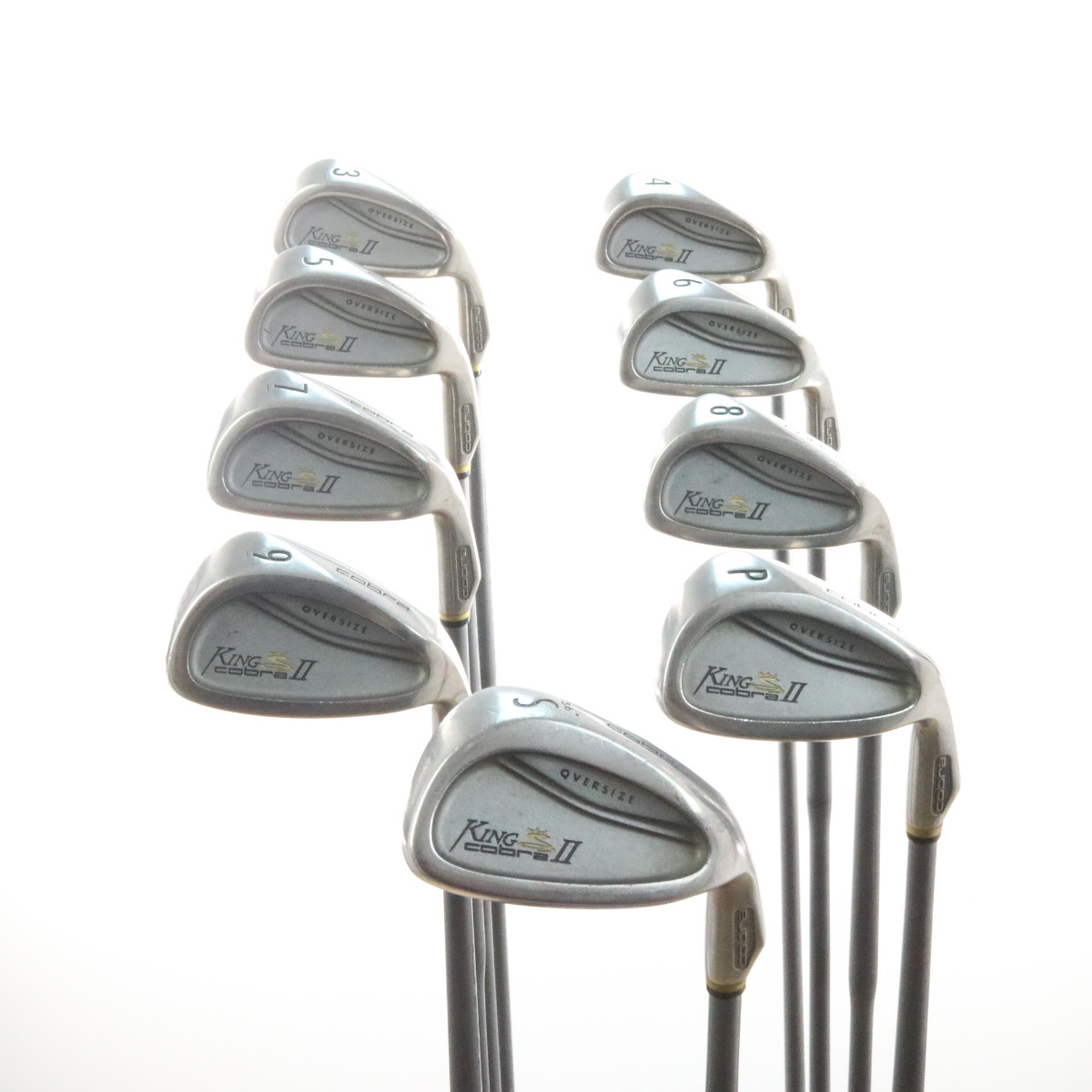 King Cobra Oversize II Iron Set 3P,S Graphite IQ System Stiff Flex