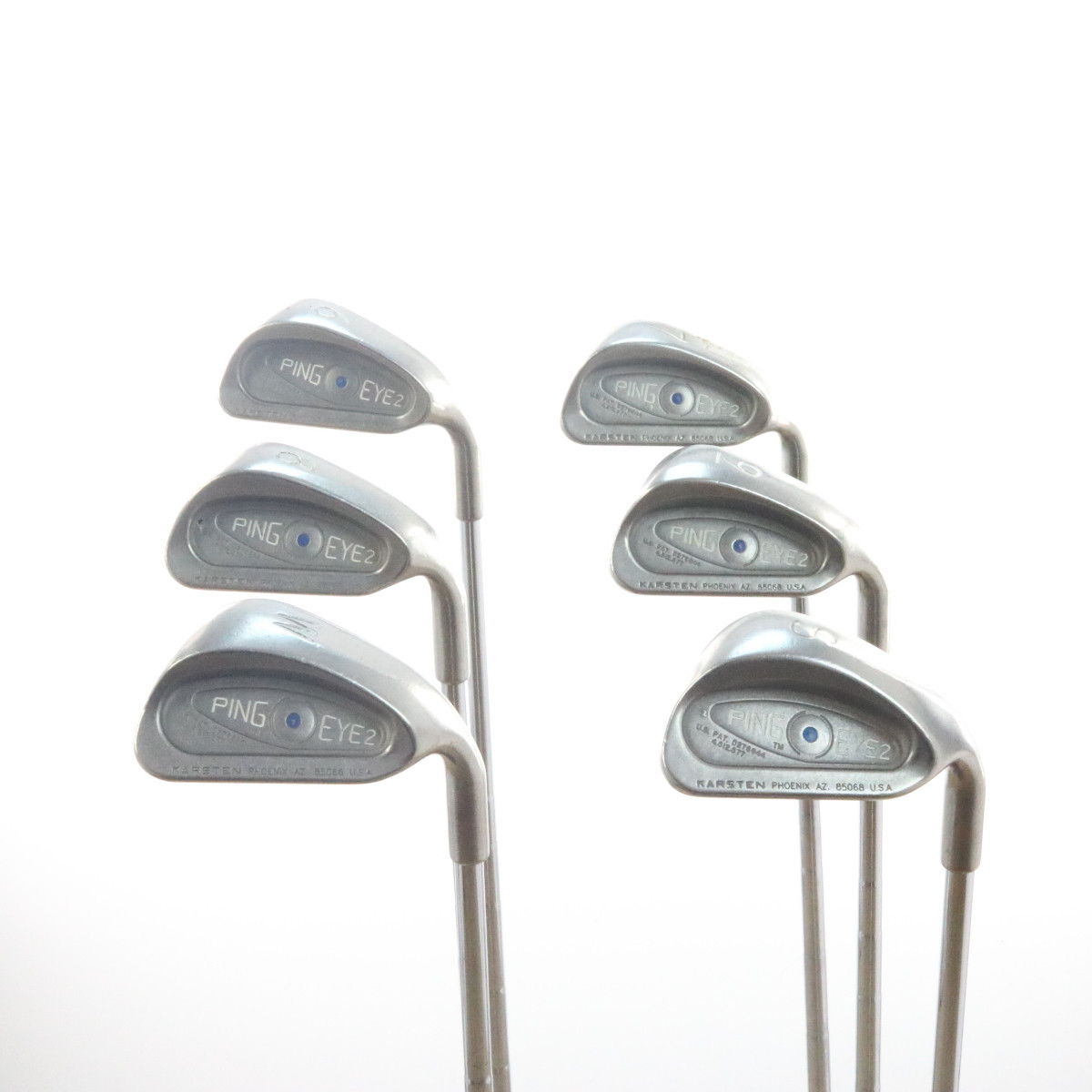 Ping EYE2 Iron Set 6W,S Blue Dot Steel ZZLite Shaft Stiff Flex 34245G