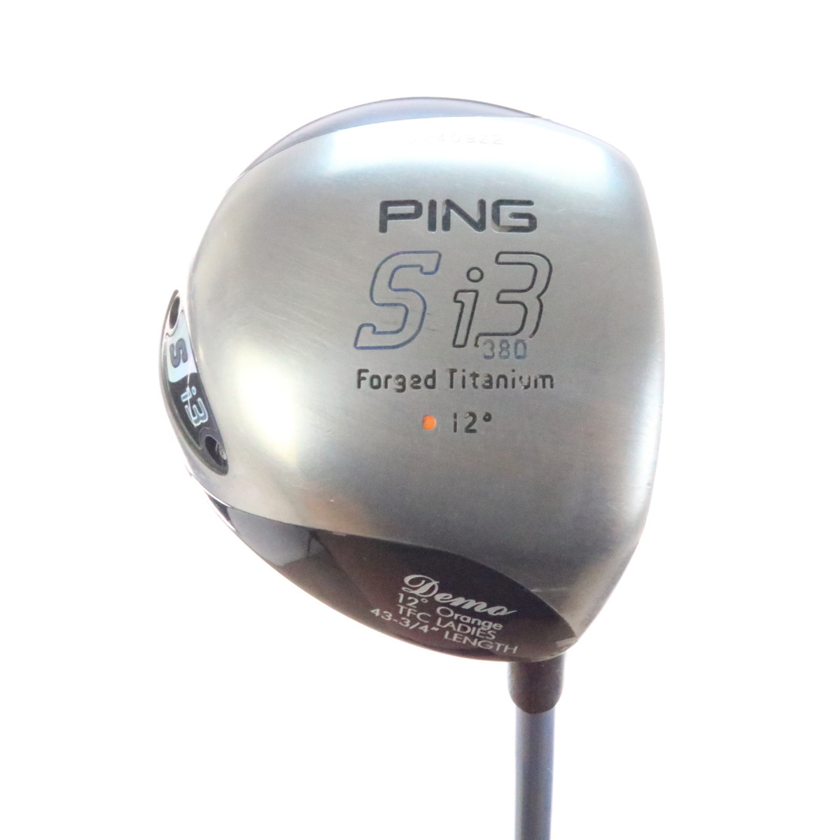 PING Si3 380 Driver 12 deg Orange Dot Graphite Shaft Ladies Flex 34828G