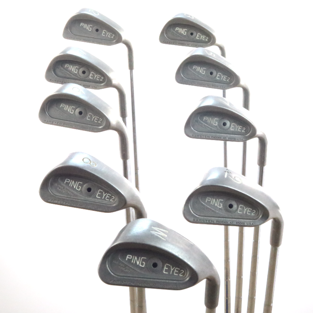 Ping EYE2 Iron Set 2W Black Dot Steel ZZLite Shaft Stiff Flex 35164G