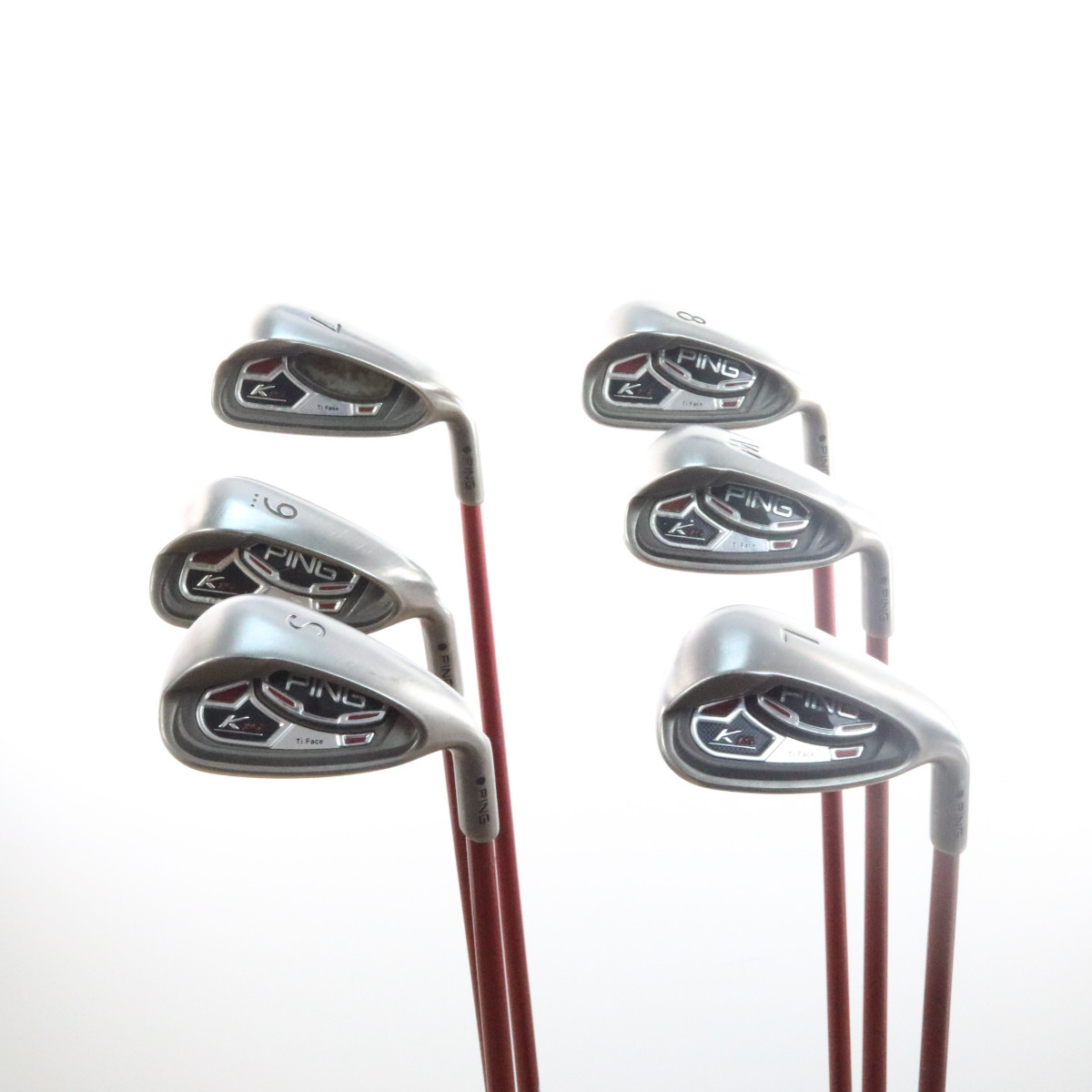 Ping K15 Iron Set 7W,S,L Black Dot Graphite TFC 149 Regular Flex