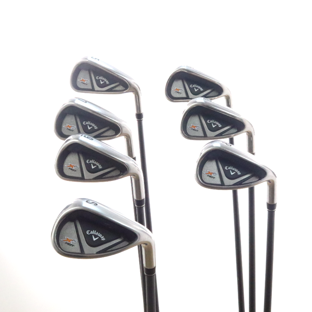 Callaway X2 Hot Iron Set 5P,S Graphite 60R Regular Flex RightHanded 36013A Mr Topes Golf