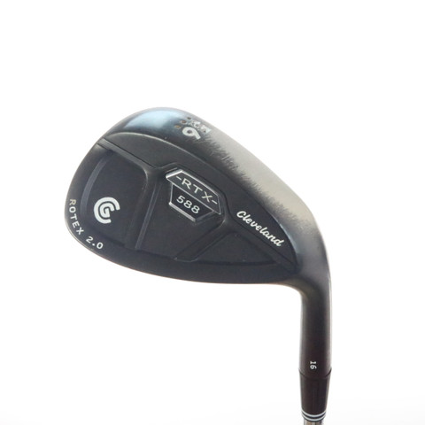 Cleveland 588 RTX 2.0 CB Black Satin Wedge 56 Deg 56.16 Dynamic Gold ...