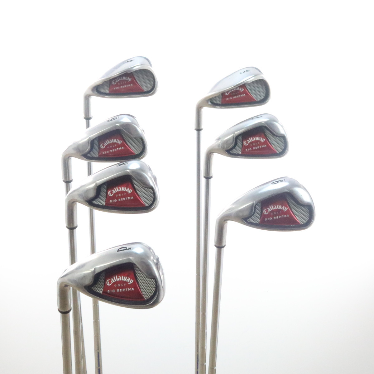 Callaway Big Bertha 4P Iron Set Steel Shaft Uniflex LeftHanded 38597G Mr Topes Golf