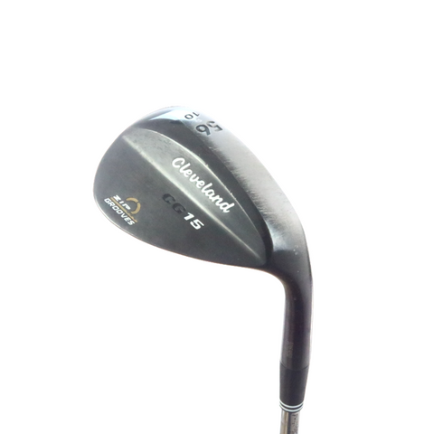 Cleveland Cg15 Black Pearl Wedge 56 Degrees 56.10 Traction Steel Shaft 