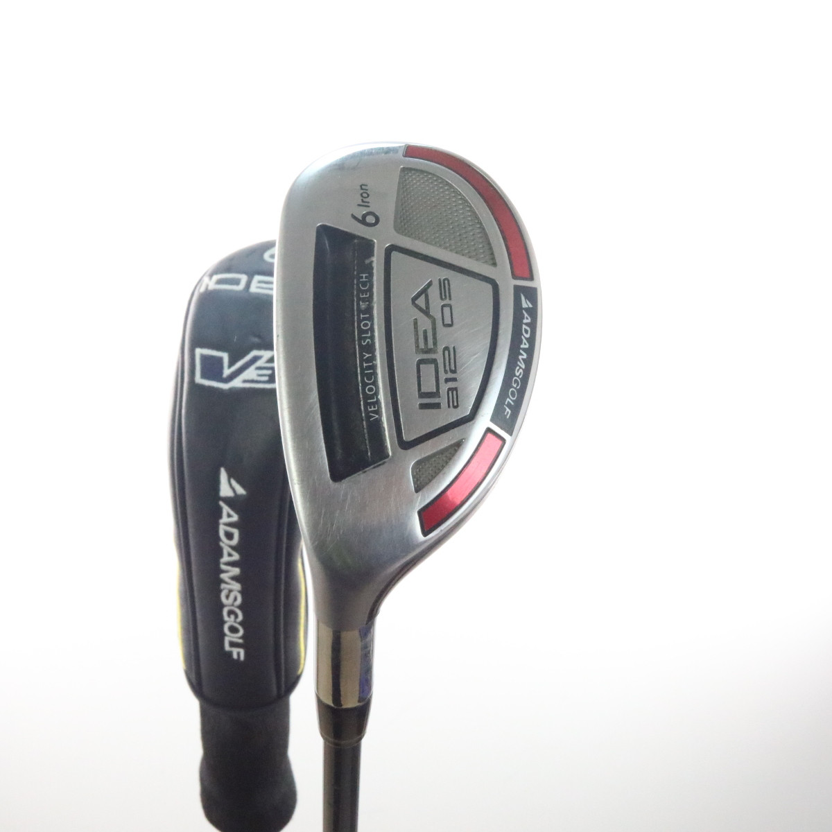 Adams IDEA a12 OS 6 Iron Hybrid 28 deg Grafalloy Regular Flex LH 39409G