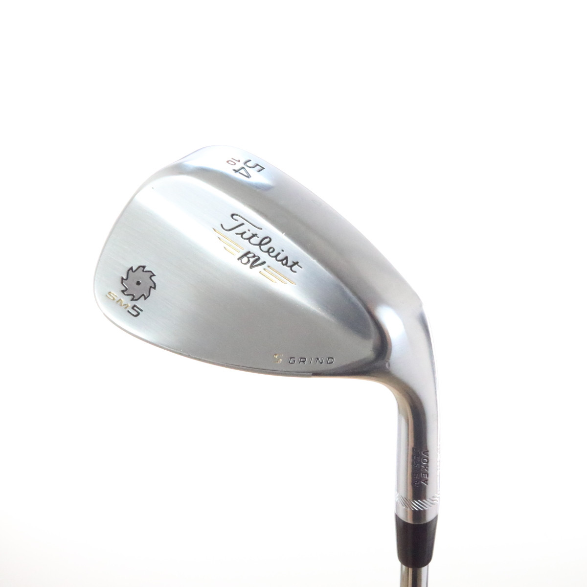 Titleist Vokey SM5 Tour Chrome Wedge 54 Degrees 54.10 S Grind Steel ...