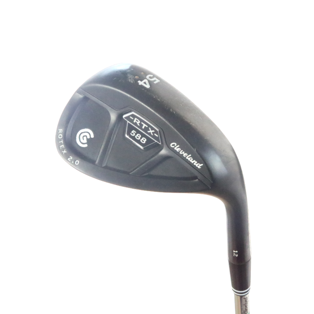 Cleveland 588 RTX 2.0 CB Black Satin Wedge 54 Degrees 54.12 True Temper ...