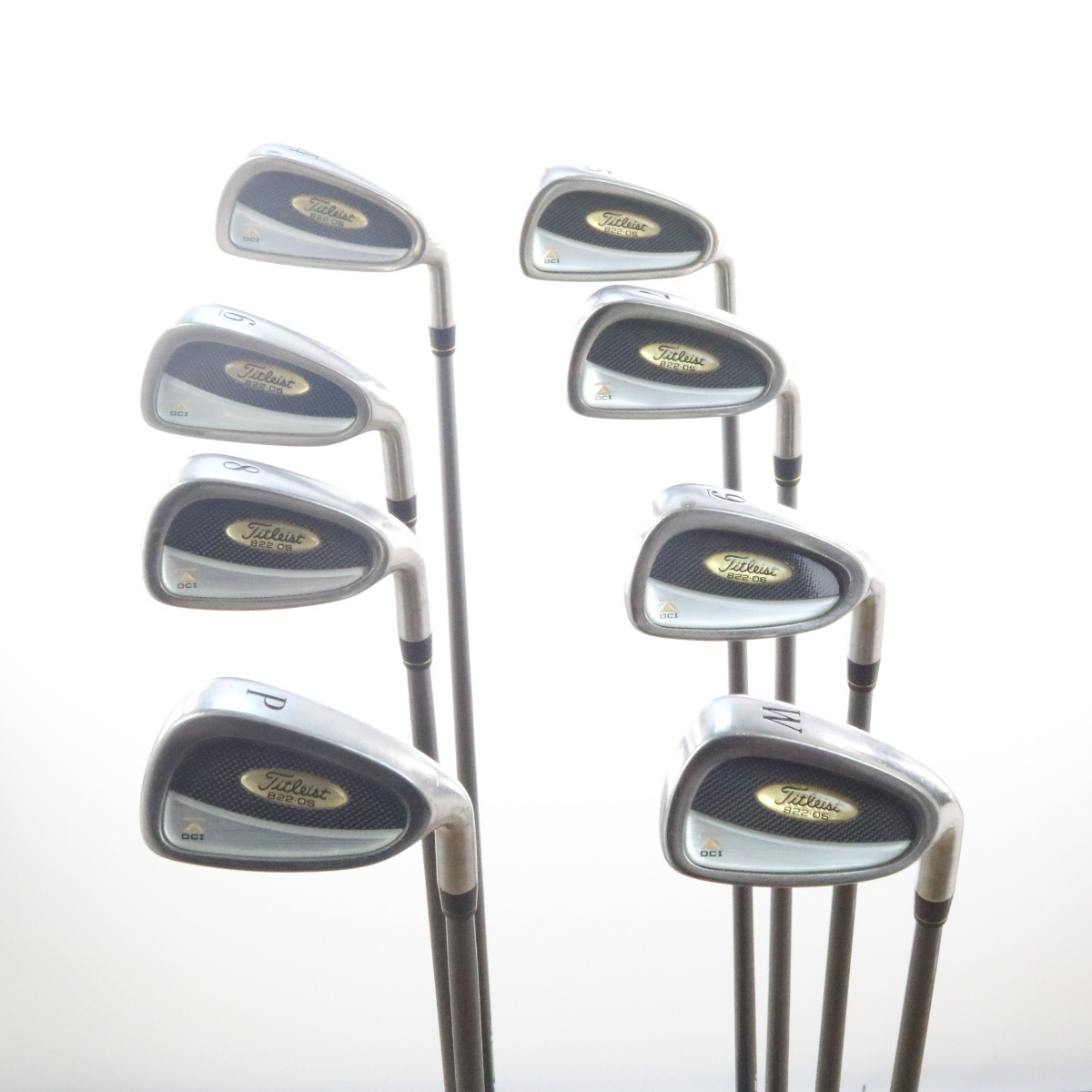 Titleist DCI 822 OS Iron Set 4P,W Graphite Ultralight 75 Regular Flex