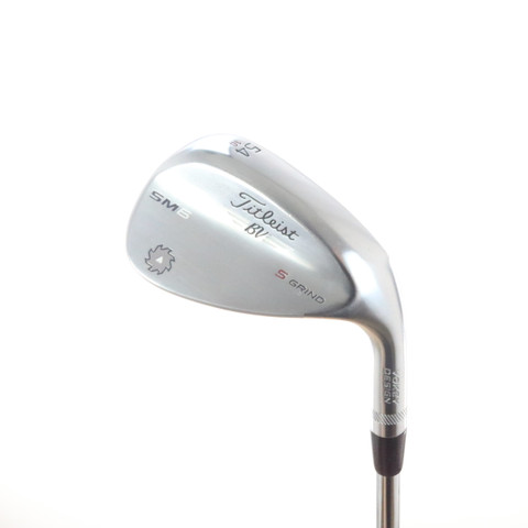 Titleist Vokey SM6 Tour Chrome Wedge 54 Degrees 54.10 S Grind Steel ...