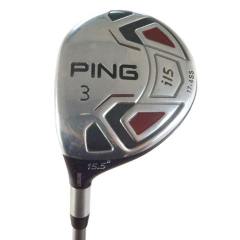 PING i15 3 Wood 15.5 Degrees TFC 700F Stiff Flex Left-Handed 41762A ...