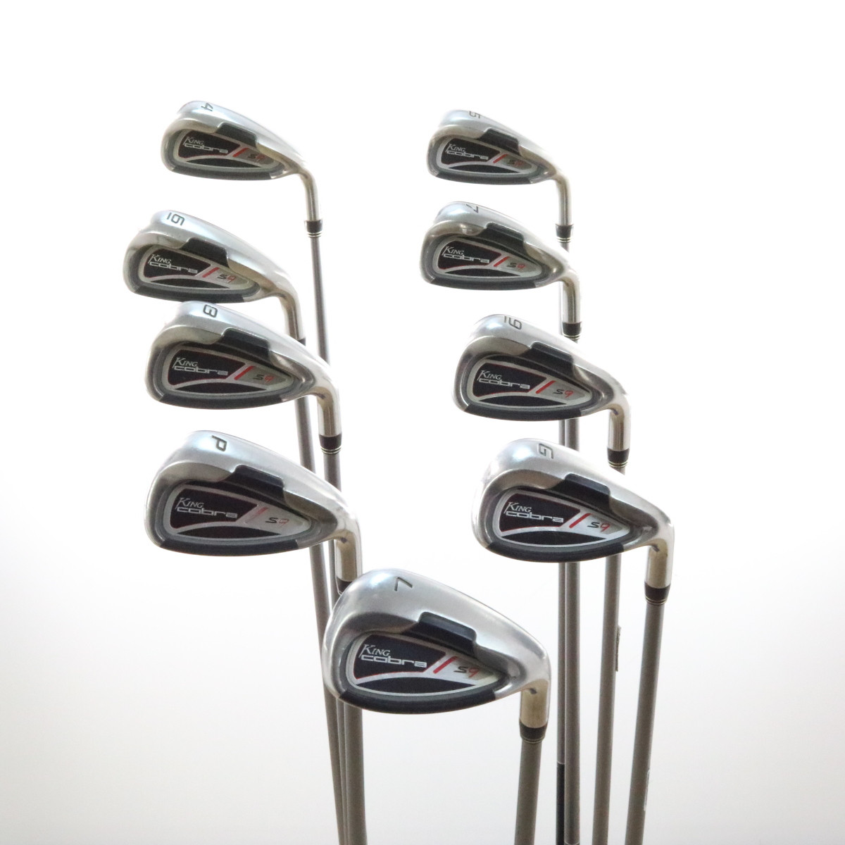 King Cobra S9 Iron Set 4-P,G,L Graphite Design YS Shaft Regular
