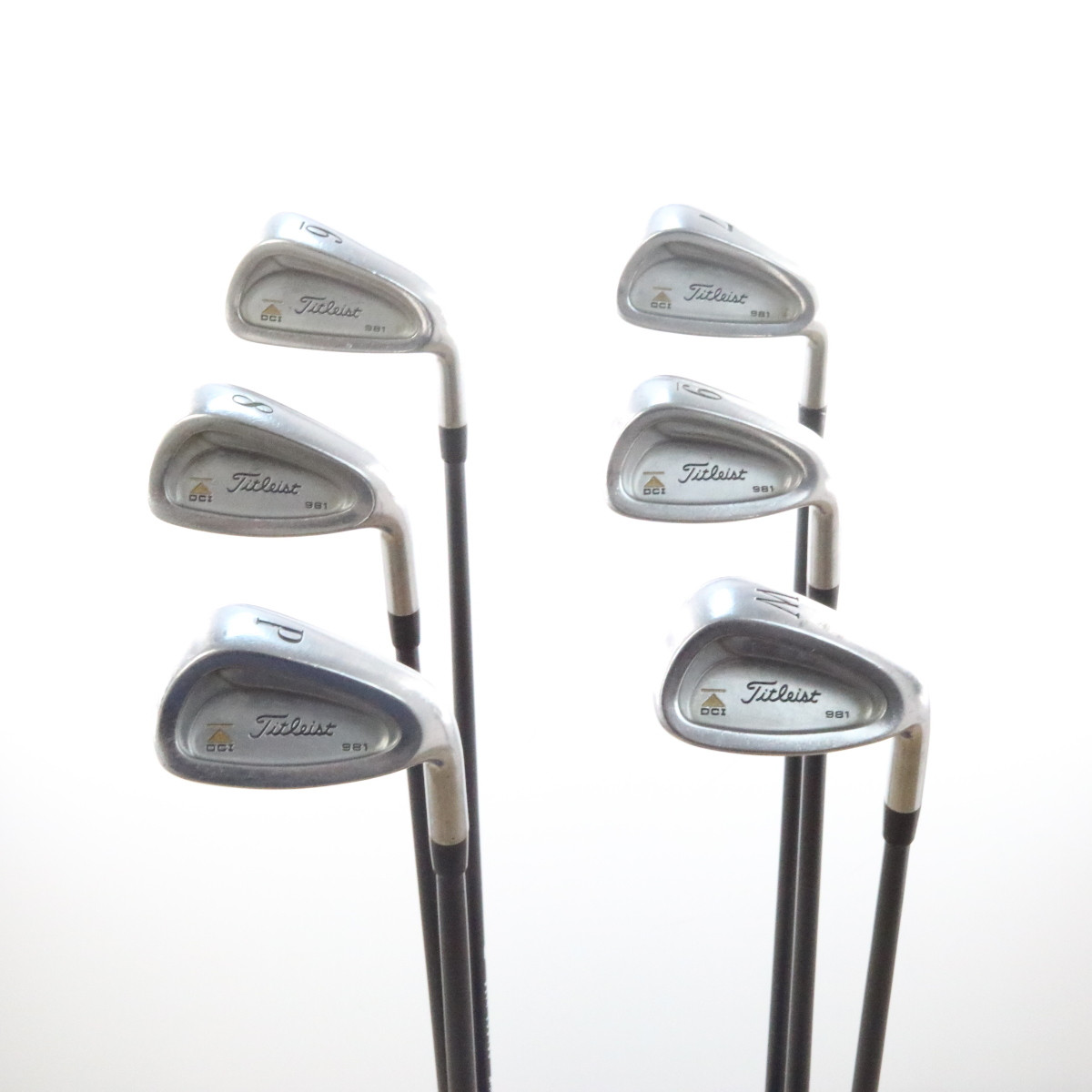 Titleist DCI 981 Iron Set 6P,W Graphite Shaft Regular Flex 42082G Mr