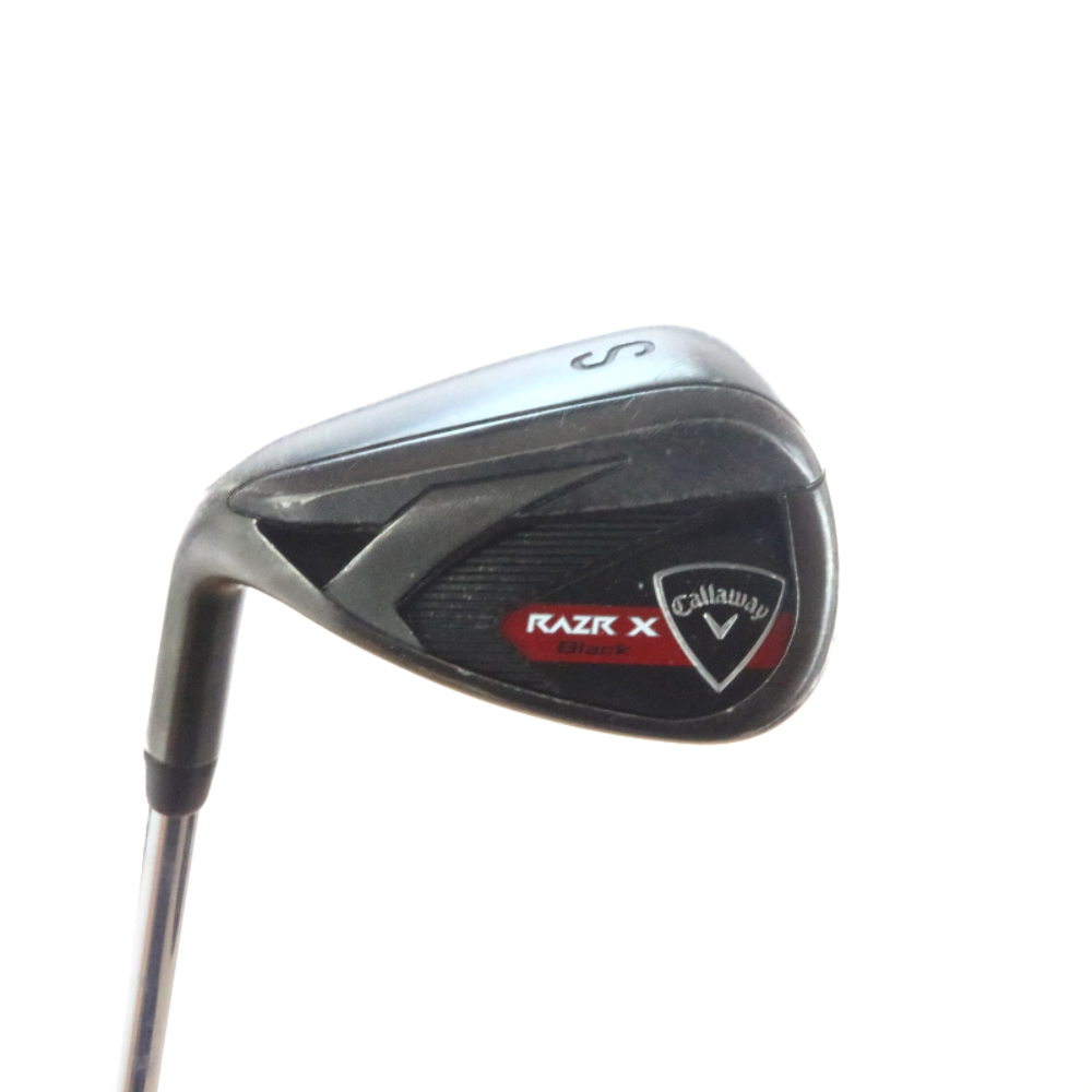 Callaway RAZR X Black S Sand Wedge Steel Shaft Uniflex Flex LeftHanded